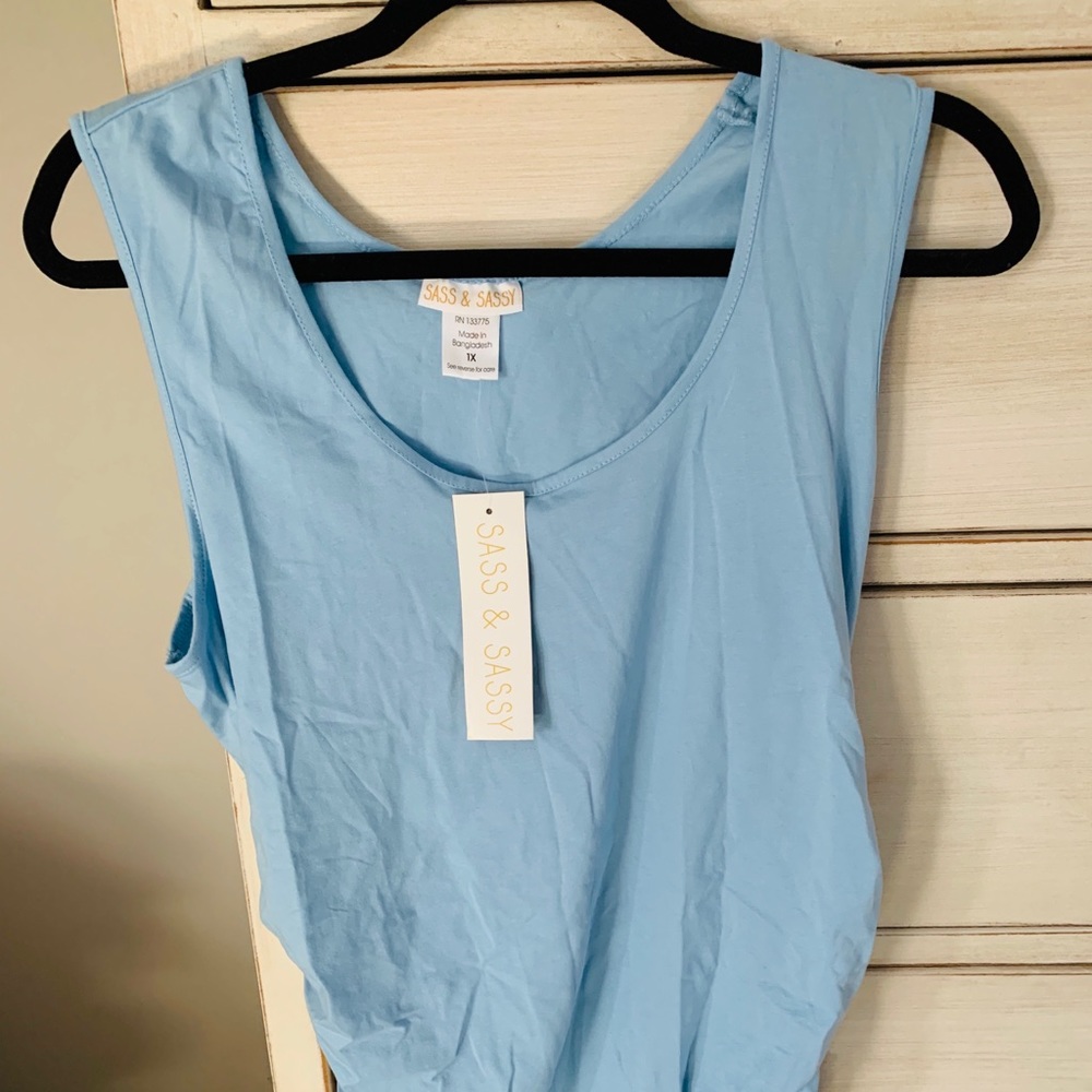 Sas & Sassy Sleeveless Tank Top with Tags 1x